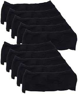 EXCEART 10Pcs Postpartum Breathable Underwear Disposable Underwear Women Maternity Disposable Mesh Pantie Hospital Underwear (Black)