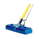 Miller'S Creek 2 Set Miller's Creek MLE619315 Butterfly Mop, 9.88'' x 1.13'' Sponge Head, 47'' x 0.88'' Handle, Squeeze-Action, Color May Vary, 2 Set Blue