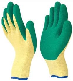 Surex RedShot® Yellow/Green Latex Coated Cut Resistance Hand Gloves