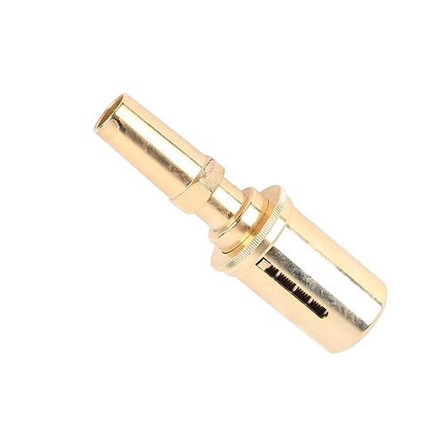 Naroote Trombone Pressure Relief Valve, Brass Mouth Strength Trainer, Ergonomic Design Trainer with Improved Comfort, Ideal for All Levels & Sound Quality Enhancement (Gold)