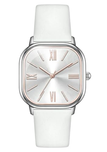 Bisley Square Leather Strap Watch