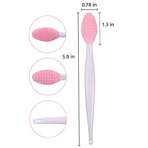 Silicone Lip Brush Tool Lip Brush For Smoother And Fuller Lip Appearance (2 Pcs, Mix) #TOP4