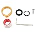 AYLIFU Four-in-One Tub Spout Adapter Tub Spout Diverter Repair Kit Faucet Adapter Kit with Assembly Tools for General 1/2 
