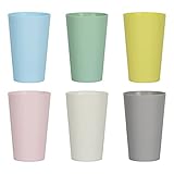 Größe: Öffnungsdurchmesser: 7.3 cm, Höhe: 14,5 cm. Inklusive 4 Farben Blau/Grün/Rosa/Grau. Für bis zu 300 ml Ihrer Lieblingsgetränke. Der kleine Becher ist unglaublich langlebig. Es ist ein Schritt nach oben als Einweg-Trinkgeschirr. Vielseitig genug für den täglichen Gebrauch.