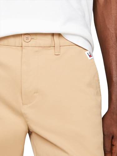 Tommy Jeans Herren Chinos Austin Stretch, Beige (Tawny Sand), 34W/32L – Ansicht 3