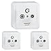 Produktbild PremiumX 3X PX3 Antennendose 3-Fach Enddose Antennen-Dose Einzel und Stichleitungsdose Aufputz Unterputz SAT-TV-Radio HD Multimediadose