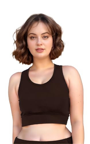 Image of Sports Bra for Women | Non-Padded High Support Gym, Yoga & Running Bra | Seamless Sweat-Wicking Polyester Workout Bra