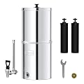 Waterdrop 2.25G Gravity-fed Water Filter System, with Sight Glass Spigot, NSF/ANSI 42&372 Standard, PFAS, Chlorine and Lead Reduction, for Home, Camping, RVing, Off-Grid, Emergencies