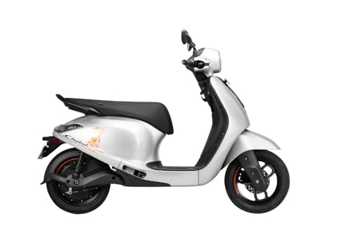Image of Chetak C2501 by Bajaj Auto High Speed Electric Scooter with charger - Opalescent Silver - Ex-Showroom