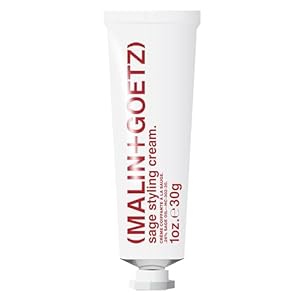 Malin + Goetz Sage Styling Cream, Anti Frizz Hair Product For All Hair Types & Textures, Lightweight Frizz Control & Shine, Hair Styling Cream, Vegan & Cruelty Free