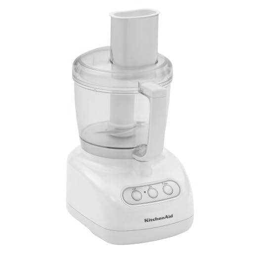 KitchenAid Food Processor RKFP710WH, 7-Cup, White, (Renewed)