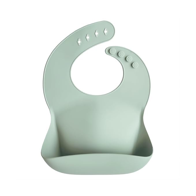 Silicone Baby Feeding Bib With Food Catcher Pocket, Waterproof Soft BPA-Free Adjustable Baby Bib For Infants & Toddlers, Washable & Reusable, 6-36 Months, Soft, Mess Proof Baby Feeding Bib-image-24