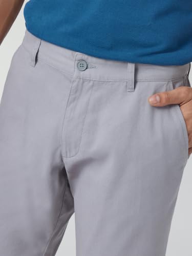 Image of XYXX Men's Element Chino Shorts | Solid Straight Fit | 100% Cotton with Dual Pockets & Plus Sizes