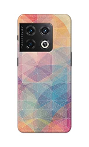 Image of Printed Hard Back Cover Case for OnePlus 10 Pro 5G Back Cover (Crumpled Paper Design) -1803