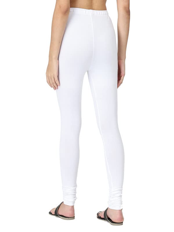 Image of Robinbosky Cotton Churidhar Leggings for Women - Stylish, Stretchable & Flattering Fit for All-Day Comfort