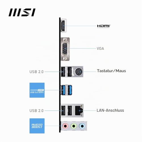 MSI PRO H610M-E - LGA 1700 Micro-ATX Mainboard – Ansicht 6
