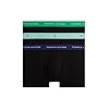 Tommy Hilfiger Herren 3er-Pack Trunks mit Logo-Bund, Gold (Mint Jade/Olympic Grn/PRP NVY), L