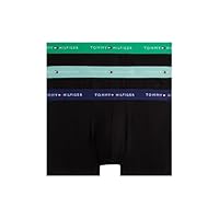 Tommy Hilfiger Herren 3er-Pack Trunks mit Logo-Bund, Gold (Mint Jade/Olympic Grn/PRP NVY), L