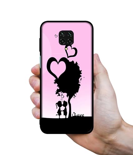 Image of Sweet Love Design Premium 2D Printed Metal Back Case Cover for Mi Redmi Note 9 Pro /Note 9 Pro Max /Poco M2 Pro