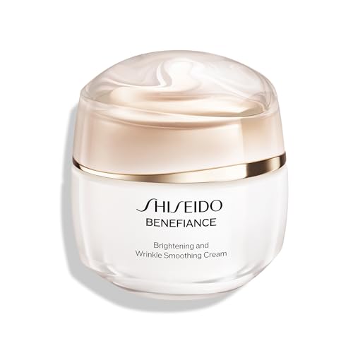 Shiseido Benefiance Brightening and Wrinkle Smoothing Cream - 50 mL - Moisturizer Visibly Improves Dark Spots & Wrinkles with Plant-Based Retinol - 24HR Hydration - Non-Comedogenic, All Skin Types