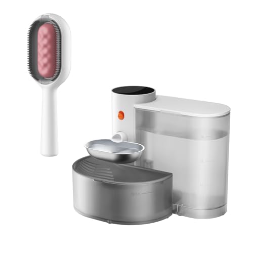 Dispensador de agua inteligente y cepillo para gatos