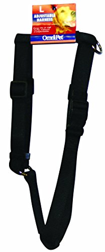 Omnipet Kwik Klip Adjustable Nylon Pet Harness, Black, Large #TOP10