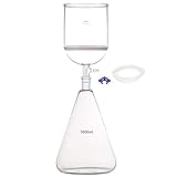 5000ml,24/40,Lab Glass Vacuum Suction Filter Kit,2L Buchner Funnel & 5L Erlenmeyer Flask