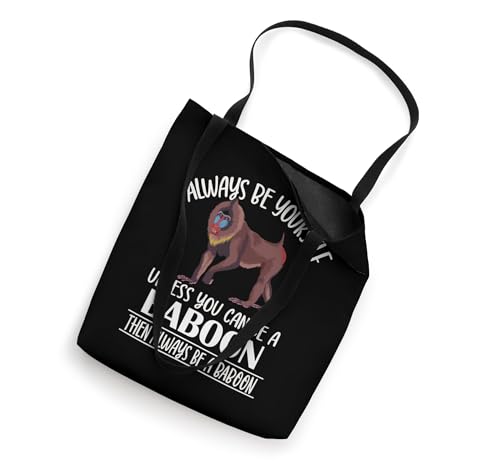Bolso Tote Funny Always Be Yourself Baboon Lover miniatura 2