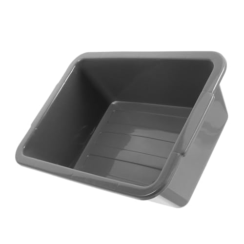 Levemolo Space Saving Rectangular Storage Bin Versatile Wash Basin for Dishwashing Home Commercial Use Lightweight and Stackable Food Serving Tote Tub