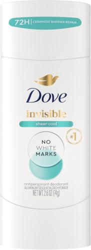 Image of Dove Advanced Care Antiperspirant Deodorant Stick Sheer Cool for Soft, Resilient Skin, with 72-Hour Sweat & Odor Protection, 2.6 oz (Pack of 12)