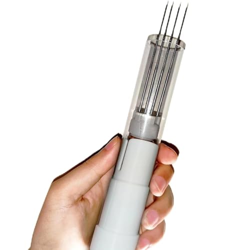 Electric Felting Needle Machine Kit, Electric Wool Felting Tool, Needle Felting Machine for Quick Felting, Wool Felt Craft Kit for Adults, Stroke 2cm, Transparent Shell, for Felted