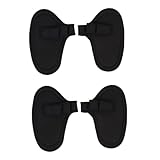 Yardwe 2pairs Portable Exercise Palm Pads Hand Grip Pads Comfortable Wrist Wraps for Lifting Strengthener