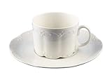  Monbijou Rosenthal Classic Rose weiß Teegedeck 2 TLG.