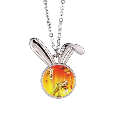 Collier lapin Nouvel An chinois aux finitions soignées et durables