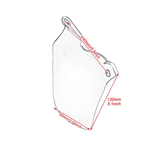 HDBUBALUS Motorradsattel Hitzeschild Luftabweiser passend für Harley Softail Street Bob Breakout Low Rider Fatboy 2018–2020