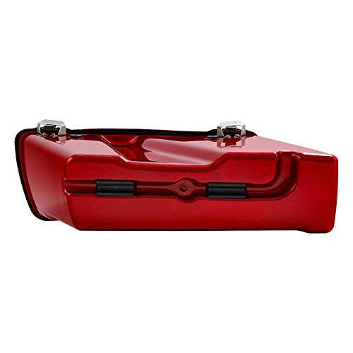 Alforjas rígidas para Harley Softail 1984-2017 color rojo miniatura 4