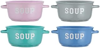 EMS UK LTD Waterside - Set of 4 Handled Soup Bowls
