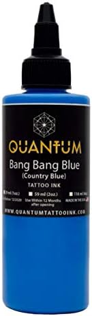 Quantum Tattoo Inks Bang Bang Blue(Country Blue) 1oz