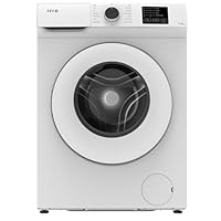HYE Washing Machine - Washer, 7KG Drum, 1200RPM, Slimline Freestanding Design, Quiet 78 dB Operation, 15 Programs, Quick & Eco Wash, White, Ideal For Medium Sized Households - W0107SL14W13
