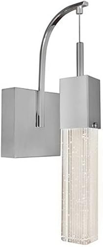 Miniatura 4 de ET2 E22760-89BZ Fizz III - Aplique de pared LED rectangular con forma de cubo de burbujas, 1 luz de 8 vatios, 15 pulgadas de alto x 5 pulgadas de