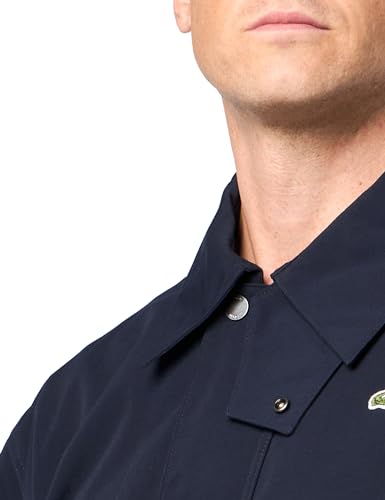 Image of Lacoste Men's Short Lightweight Water-repellent Parka