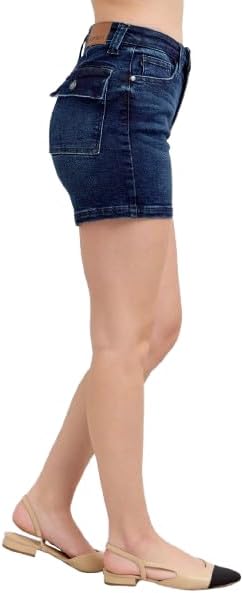 Judy Blue High Waist Back Flap Pocket Shorts 150304 - Image 4