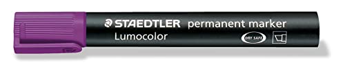 Staedtler Confezione 10 Lumocolor Permanent Viola