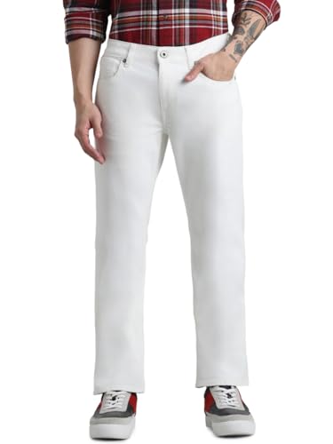 Image of Jack & Jones Men's Regular Fit Jeans | Mid Rise | Jeans for Men
