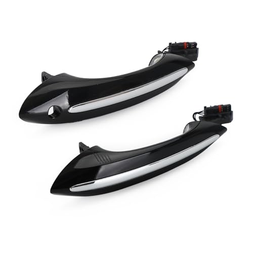 Poignée porte extérieure BMW F10 noir kit gauche et droit pour auto