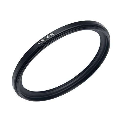 67Mm To 58Mm Step-Down Rings Filter Adapter For All Brands Uv Nd Cpl Metal Step-Down Rings Adapter Filter #TOP11