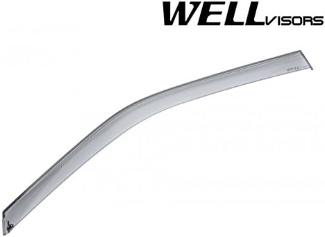 Miniatura 5 de wellvisors Premium Series lado Lluvia Guardia ventana Deflectores de viseras para 15-up Ford F-150Crew Cab 201520162017151617F150F 150