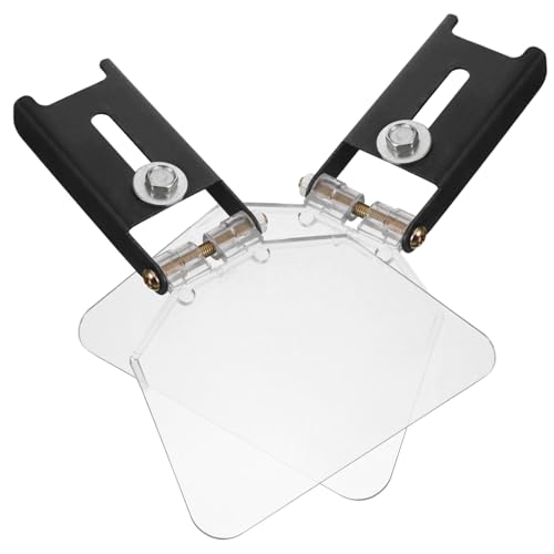 KONTONTY 2pcs Grinder Eye Shield Tool Bench Grinder Eye Cover Plastic Bench Grinder Eye Protector Grinder