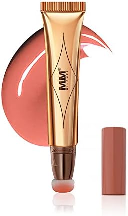 Blush Beauty Stick, Highlighter Concealer Stick, Multifunctional Makeup Pen, Contour Beauty Stick, Liquid Face Concealer Contour with Air Cushion Applicator (02 Peach Pink)