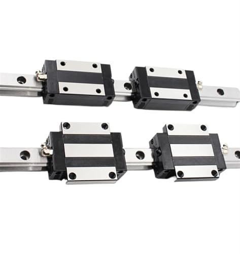 Guidage linéaire HGR20 2200 mm avec chariot robuste HGW20CC pour l'automatisation de précision